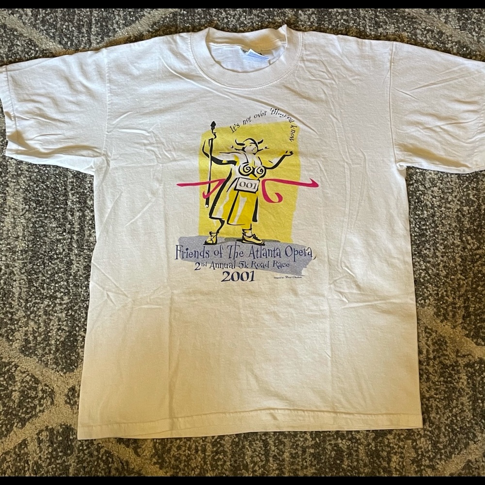 Vintage Atlanta Opera Marathon 2001 shirt M